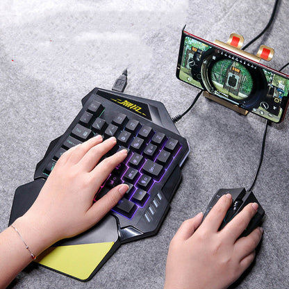 Wireless Bluetooth Keyboard Automatic Game Assist Android  Universal