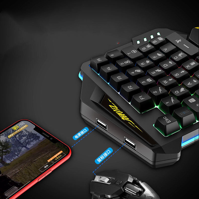 Wireless Bluetooth Keyboard Automatic Game Assist Android  Universal