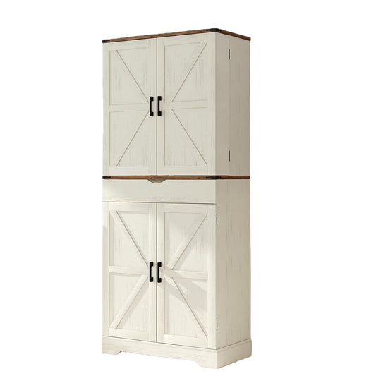 72'' Tall Kitchen Storage Pantry Cabinet - Vektaya